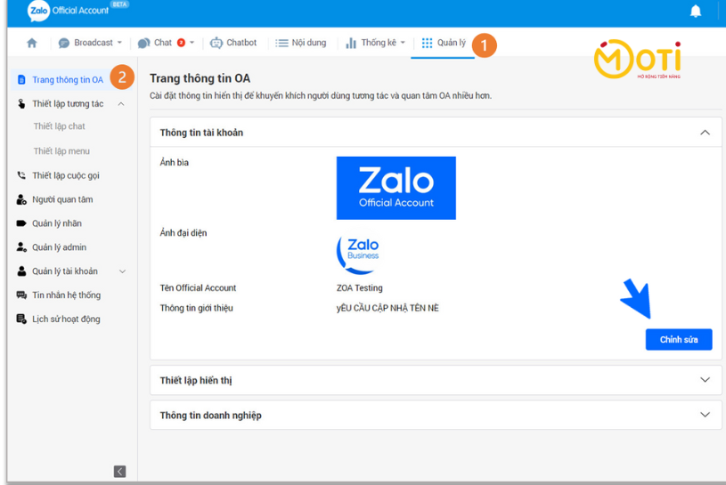 ảnh đại diện zalo oa