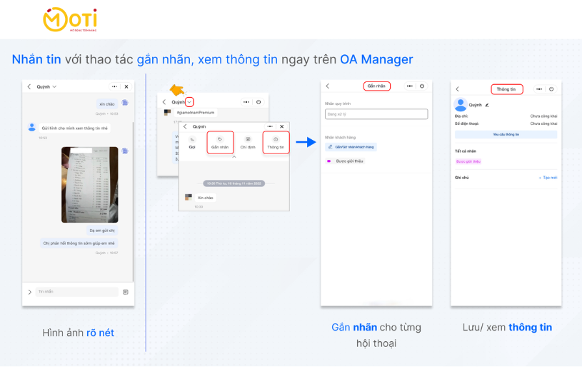 cách đăng bài zalo oa qua OA manager